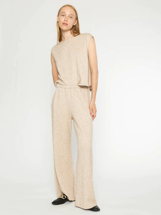 Washable Cashmere-Like Blend Lounge Pant Oatmeal