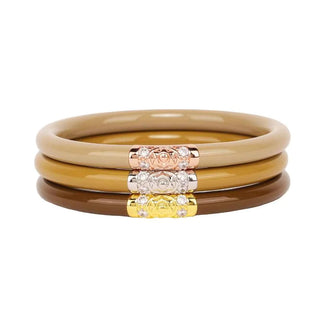 Three Kings All Weather Bangles Oro
