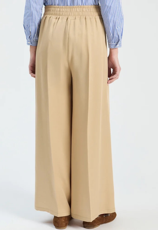 Camel Palazzo Pants Vilagallo