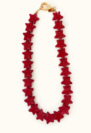 Star Necklace Large Smith & Co - Red
