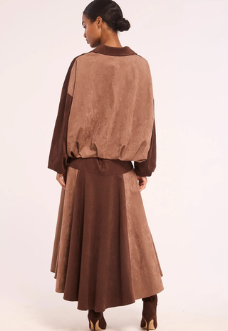 Hester Jacket Faux Suade Mix Misa