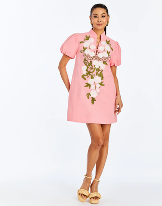 Elliana Mini Dress Watermelon Pink Mestiza