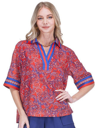 Collar Overshirt Liberty Paisley JoyJoy