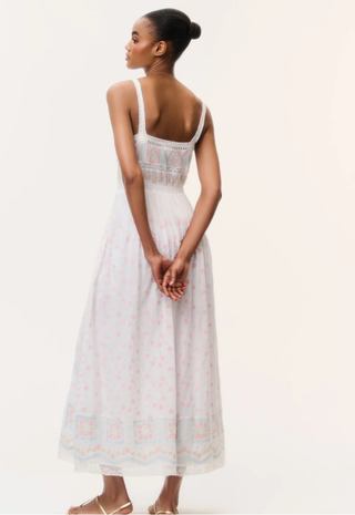 Cerys Dress Optic White Love Shack Fancy