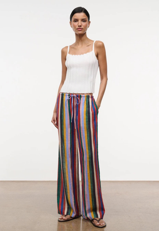 Mateo Pant Artist Stripe Staud