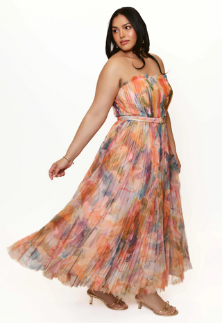 Bromley Gown Technicolor Watercolor Hutch