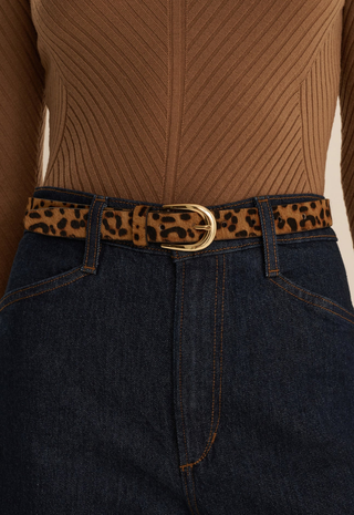 The Leopard Favorite Belt Leopard/Pol Gold Favortie Daughter