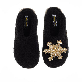Black Closed Toe Slipper Laines London