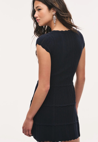 Taegan Dress Midnight Kiss Love Shack Fancy
