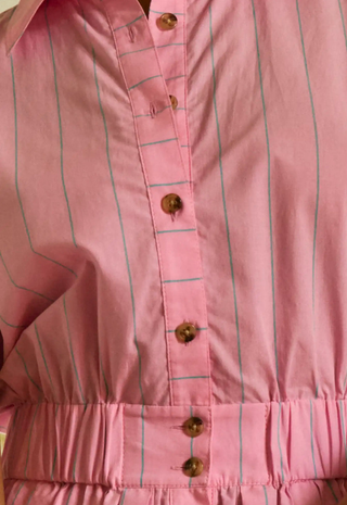 Howard Dress Watermelon Stripe - Hunter Bell