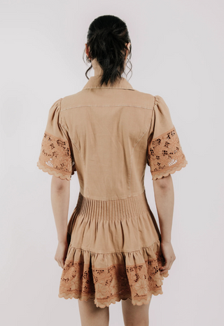 Liane Dress Biscuit Love The Label