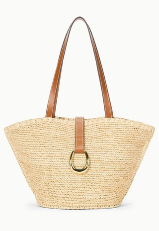 Vista Raffia Tote Natural/Tan STAUD