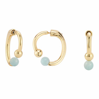 Alexandra Hoops Blue Multi Mignonne Gavigan
