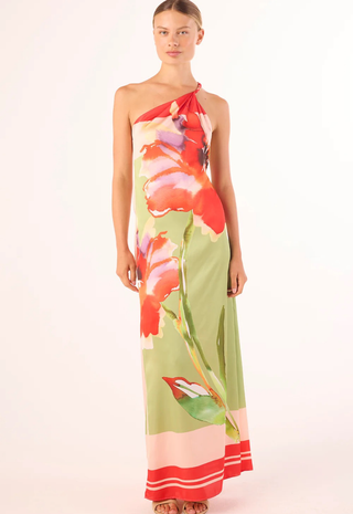 Dounia Dress Scarf Flora Misa