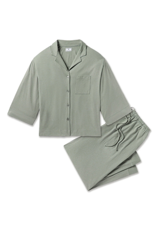 Women's Pima Olivia in Sage Petite Plume