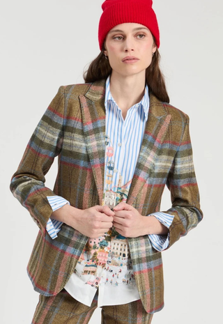 Plaid Blazer Vilagallo
