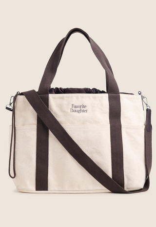 The Morgan Tote Natural/Brown Favorite Daughter