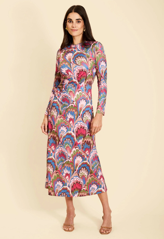 Gabriella Midi Dress Twilight Marble Mestiza