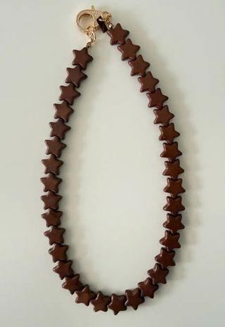 Star Necklace Small Brown Smith & Co