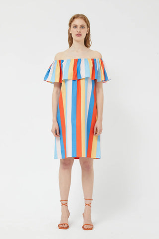 Beach Stripes Short Dress Compania Fantastica