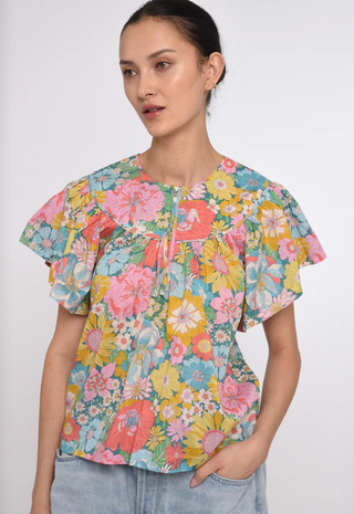 Kinsley Top Summers In The Sun 2 Liberty Print Love The Label