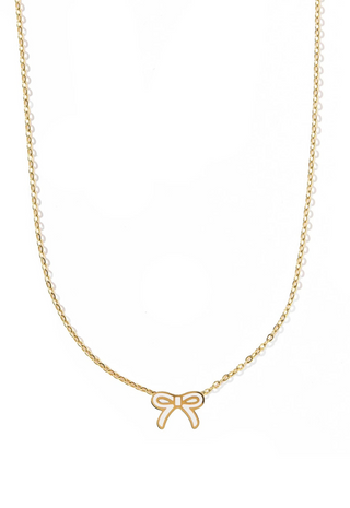 Sadie Bow Necklace Linny Co