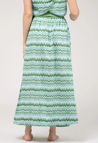 Sullivan Skirt Wave Green Beau & Ro