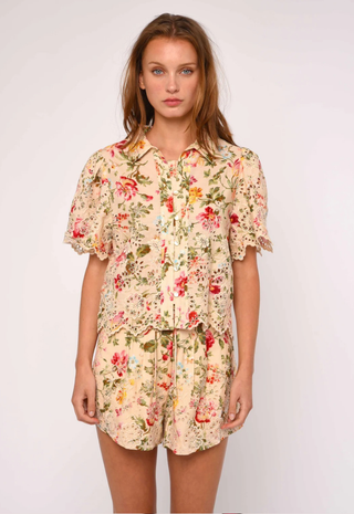 Abigail Top Love Tiffany Floral Print The Label