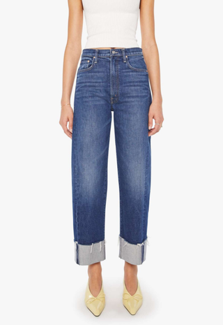 The Half-Pipe Ankle Cuff Fray Perfectly Imperfect Mother