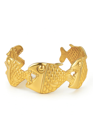 Nerissa Fish Cuff Bracelet Ellie Vail