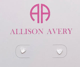 Tiny Heart Studs Allison Avery