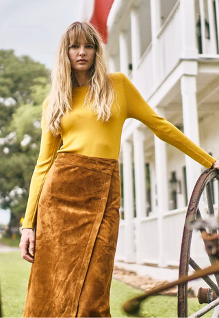 Winona Skirt Nutmeg - Hunter Bell
