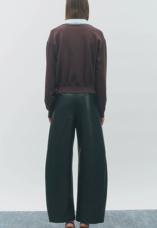 Huxley Sweater Brown Powder Blue Maude Club