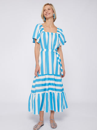 Palmira Turquoise Dress 31069 Vilagallo
