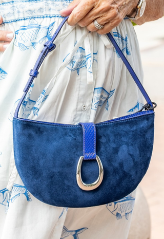 Harlow Crescent Shoulder Bag Cobalt Staud - Cobalt