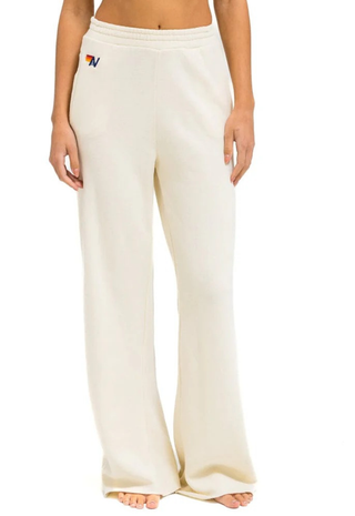 Wide Leg Womens Wide Leg Pocket Sweatpant Vintage White Aviator Nation
