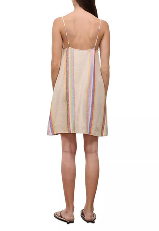 Laura Linen Mini Dress Day Trip Stripe Staud Monkee's of Georgetown Laura Linen Mini Dress Day Trip Stripe Staud Monkee's of Georgetown