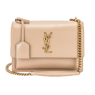 Saint Laurent The Sunset Bag-Medium//Rosy Sand