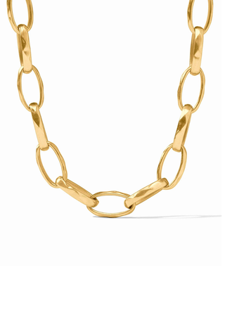 Solara Link Necklace Gold Julie Vos