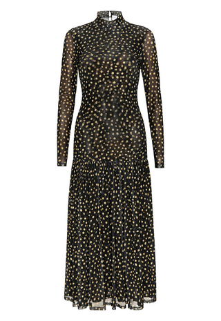 Leylani Dress Golden Polka Dot - Misa