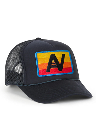 Logo Rainbow Vintage Low Rise Trucker Hat - Aviator Nation