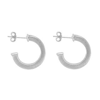 Silver Bianca Hoops Sheila Fajl