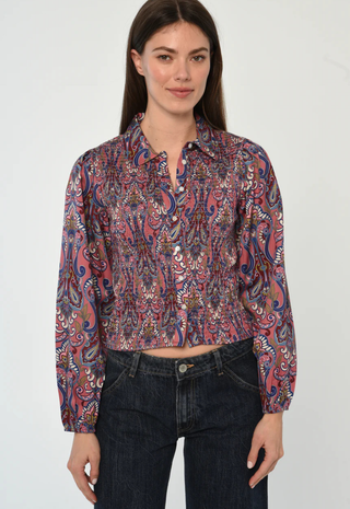 Sohan Long Sleeve Top Painted Lady Print Love The Label