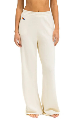 Wide Leg Pocket Sweatpant Vintage White Aviator Nation