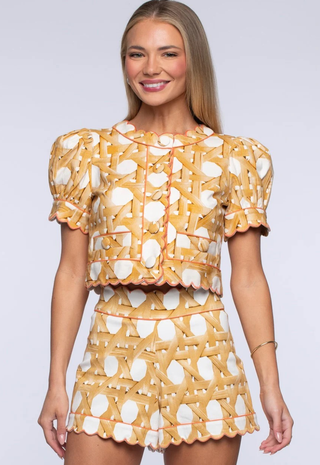 Jojo Short Wicker Elizabeth James
