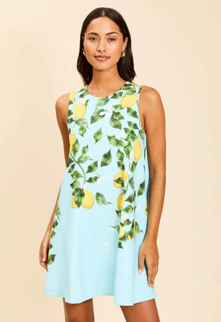 Cecily Sleeveless Convertible Mini Dress Aegean Citrus - Mestiza Monkee's of Georgetown Cecily Sleeveless Convertible Mini Dress Aegean Citrus - Mestiza Monkee's of Georgetown