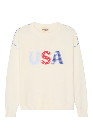 Riley Crew Usa Patchwork Ivory Ellsworth & Ivy