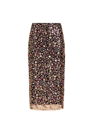 Chandler Pencil Skirt Orchid Multi Mestiza