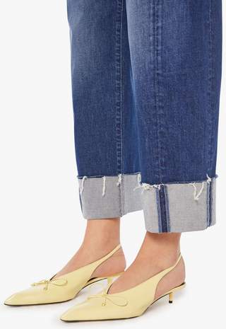 The Half-Pipe Ankle Cuff Fray Perfectly Imperfect Mother