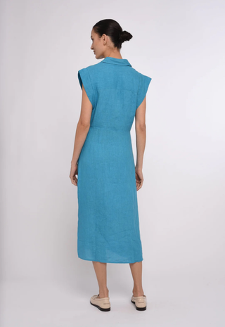 Simmons Dress Maui Blue Love The Label